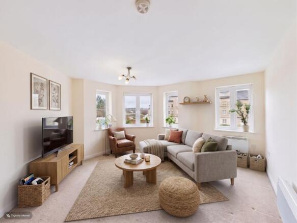 Virtual Staging of Living Room