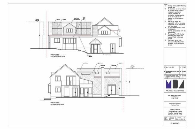Proposed front elevation