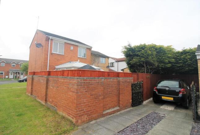 Rear & Driveway