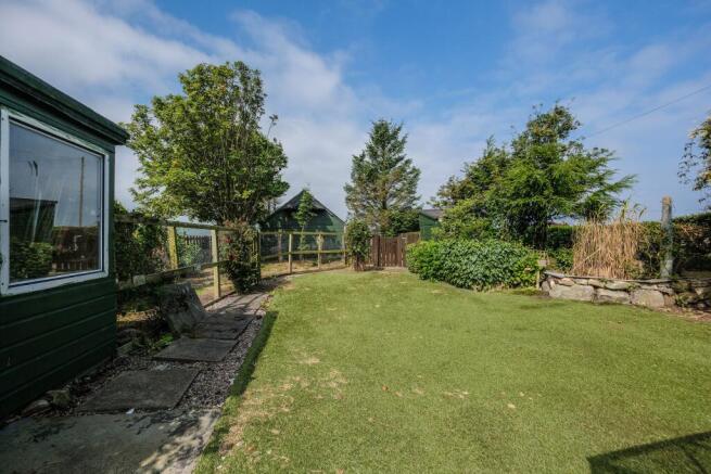 Rear lawn