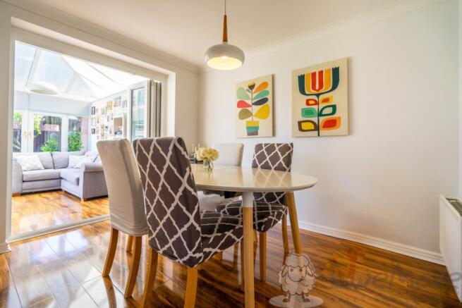 Dining Space into Sun Room
