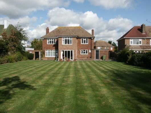 Rear of house