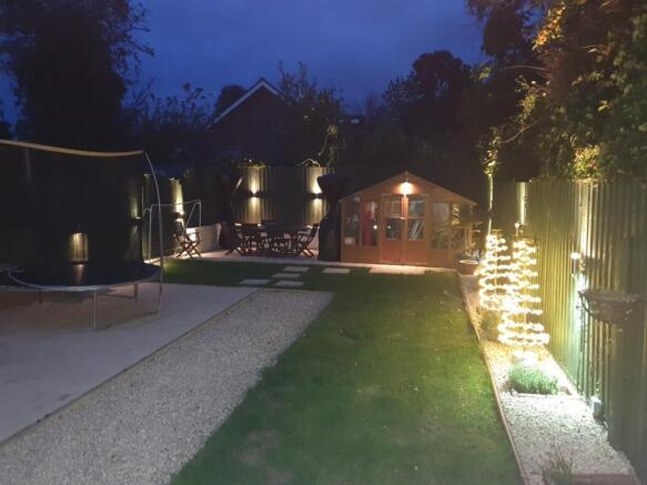 Rear Garden at Night