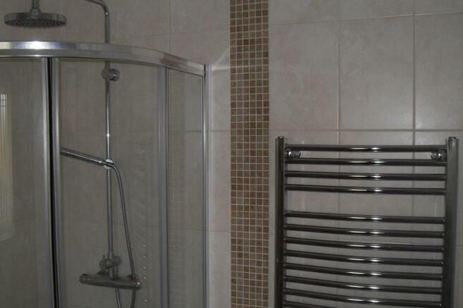 Shower and towel...
