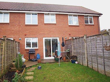 Rear of property