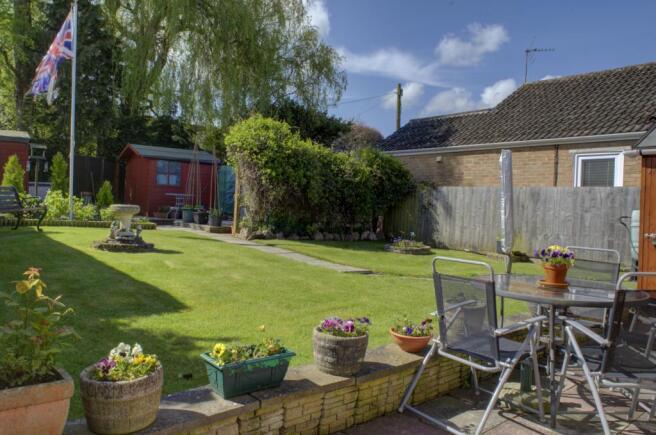 Garden and patio