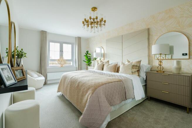 The main bedroom has the wow factor