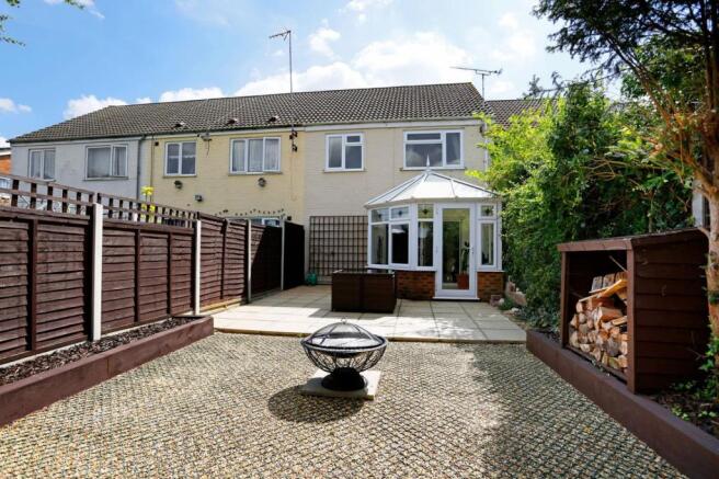 Rear of property