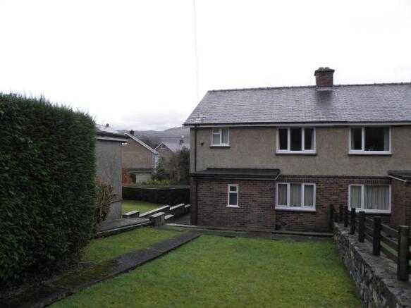 Rear of property