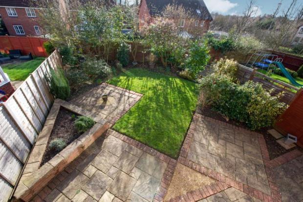 Aerial Rear Garden