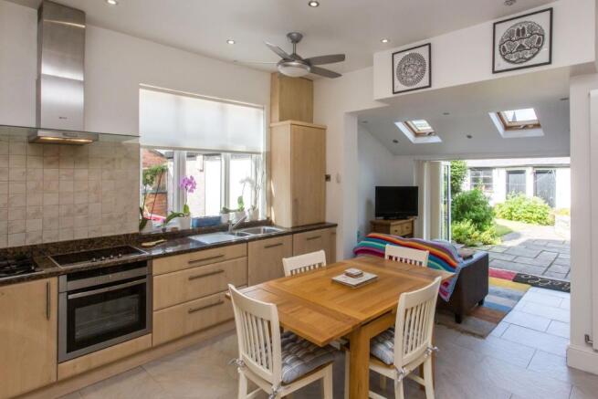 Kitchen open to Snug