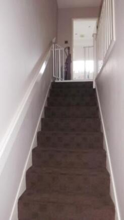Stairs to upper level