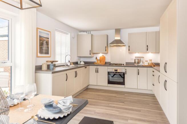 Kitchen diner in the 4 bedroom Kennisham