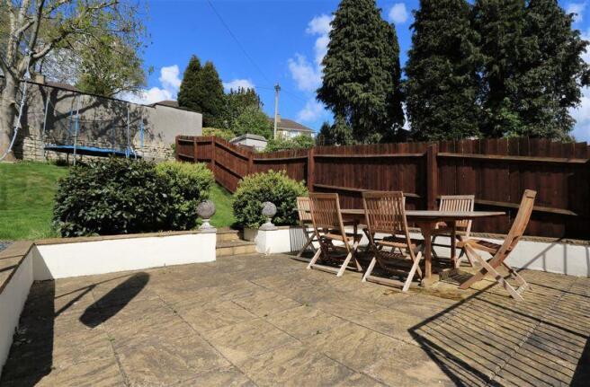 Patio dining area