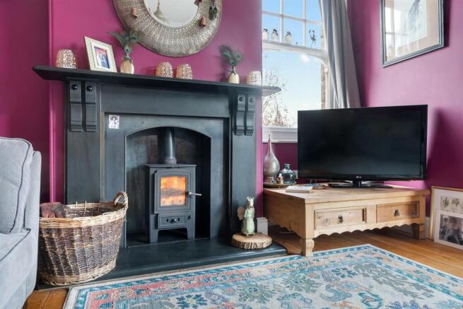 Sitting room fireplace