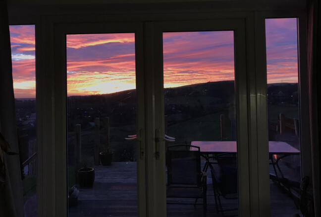 Sunset from Dining Room