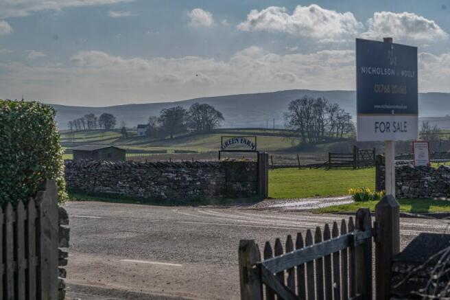 View from the end of the driveway