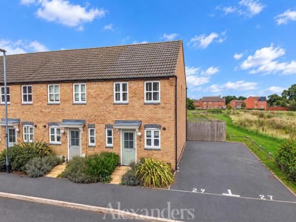 2-bed terraced on Shericles Way, Desford, £230,000