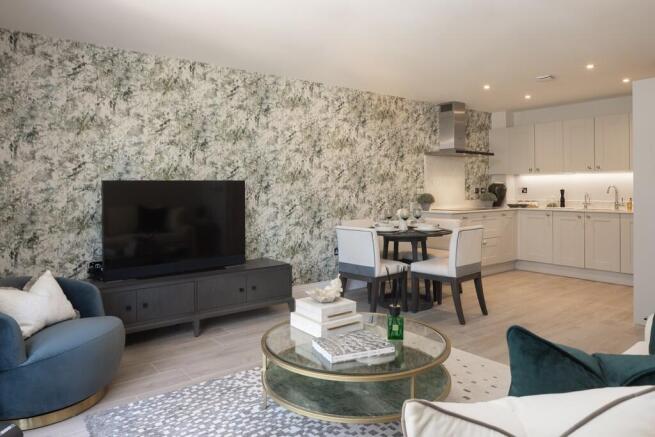 kitchen / living / dining