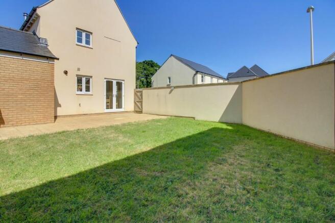Rear of property