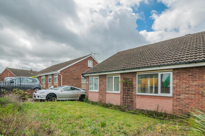 front of bungalow