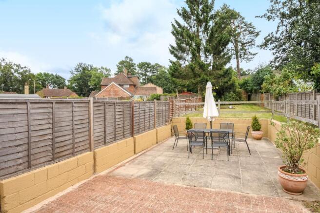 Long rear garden