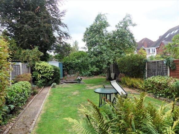 Rear garden