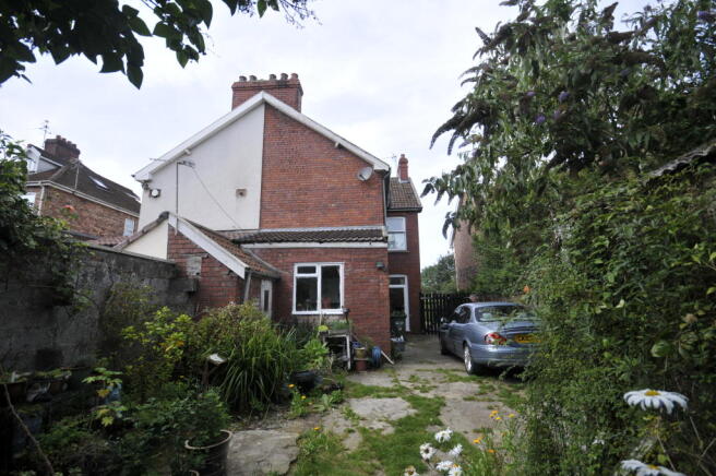 Rear of house