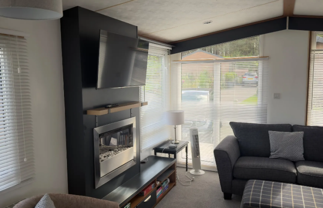 Abi St David Feature Fireplace Meadows Retreat