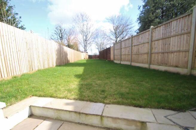 Rear garden