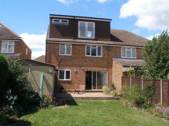 Rear View of House