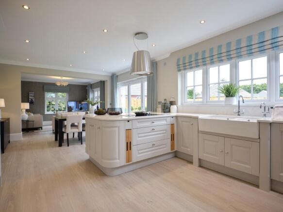 Kitchen Dining Family of the 5 bedroom Highgrove LR