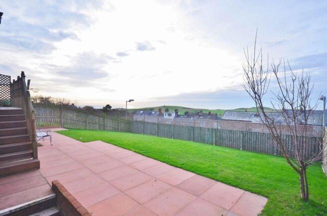 Rear garden an...