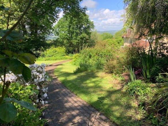 Path up garden