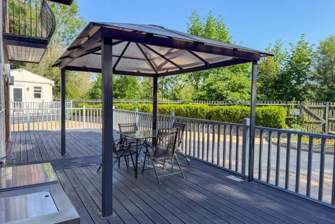Decked terrace