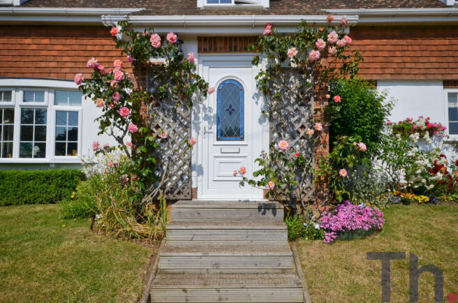 Roses around the door.JPG