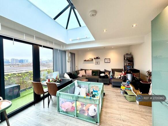 Large Open Living With Balcony