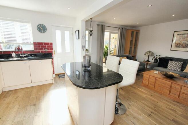 Kitchen open to the Living Room