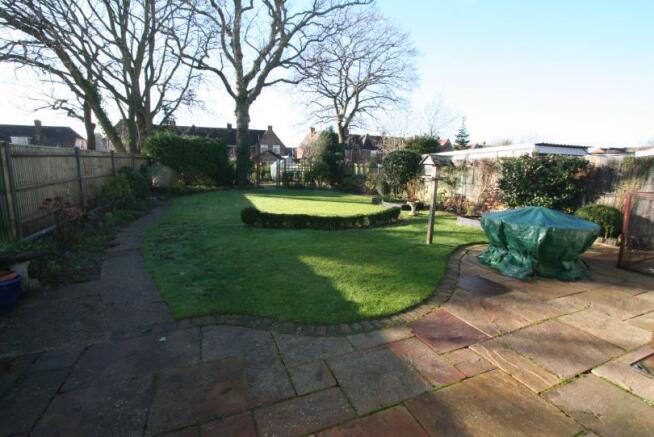 Rear garden