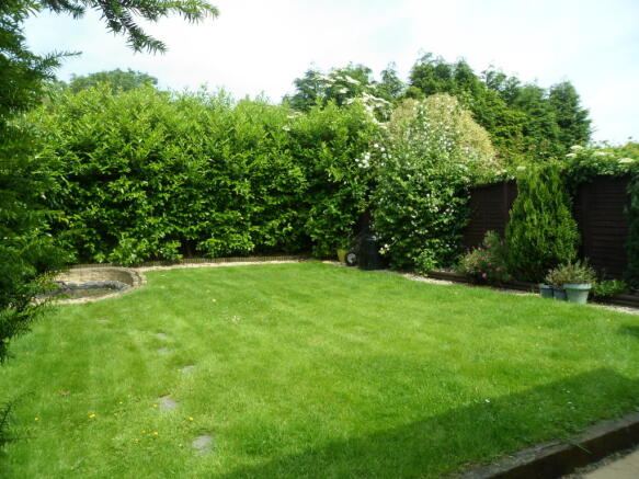 Rear garden