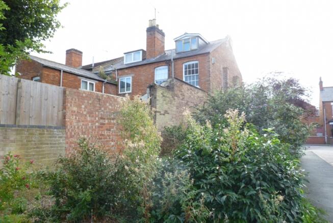 rear of property