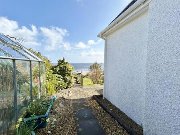 Side view from the greenhouse