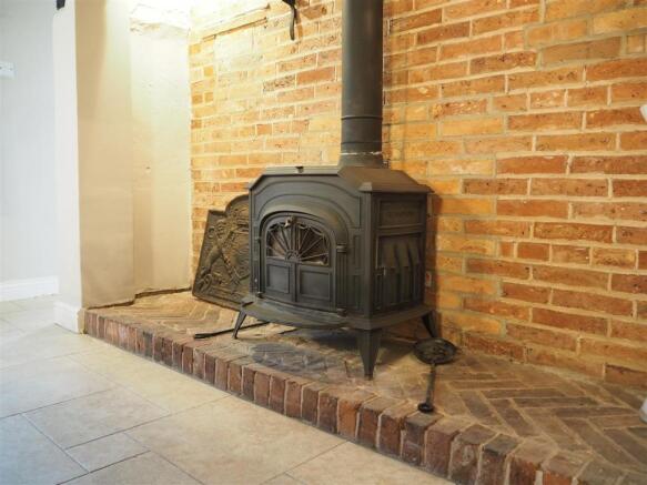 Log Burner In Dining Room 480