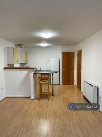 Open Plan Living Room With The Kitchen