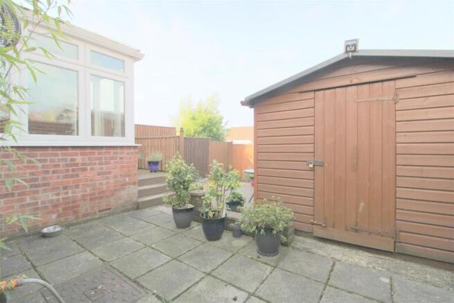 Another view of rear garden