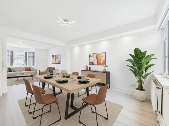 Lounge/Dining Room (Virtually Furnished)