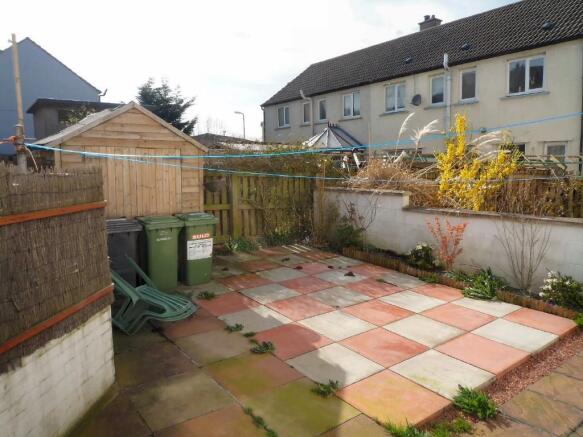 Rear patio