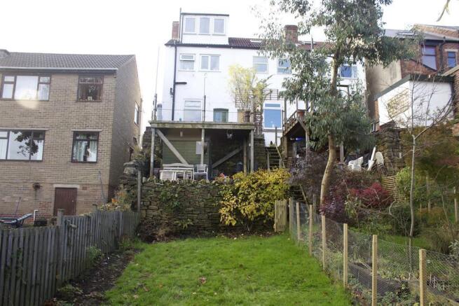 Rear view of property