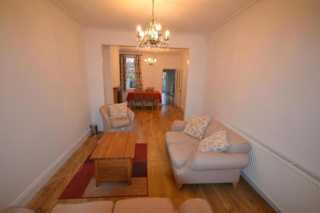 Through lounge dining room