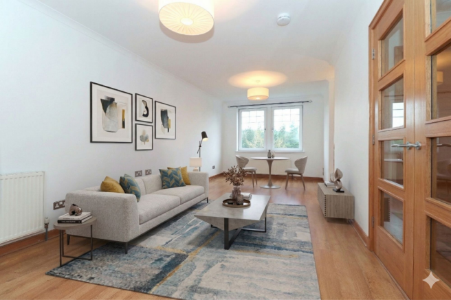 Virtually Staged Lounge